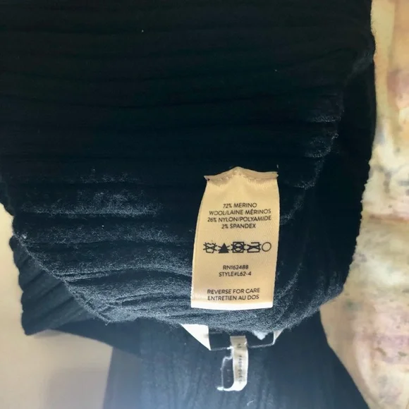 Lita by Ciara Women's Ribbed Black Pants/Leggings Icon Ribbed Legging - Picture 5 of 6